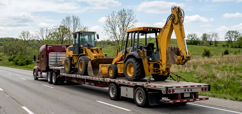 Loader and Backhoe Tractors Transport Las Vegas